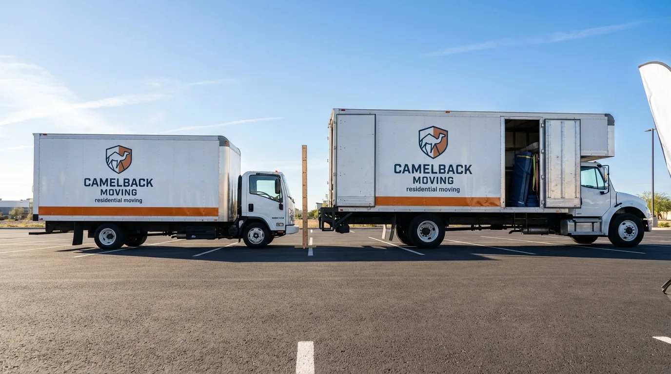 Moving truck size capacity guide in West Sand Lake